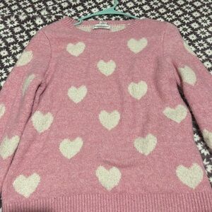 cupcakes and cashmere pink heart sweater